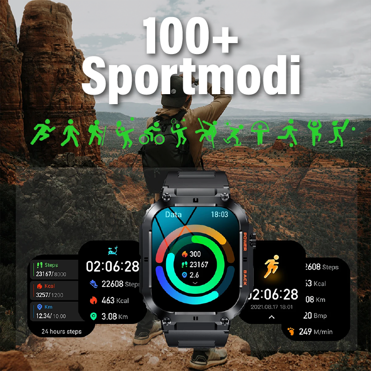 Titan Smartwatch StahlGear